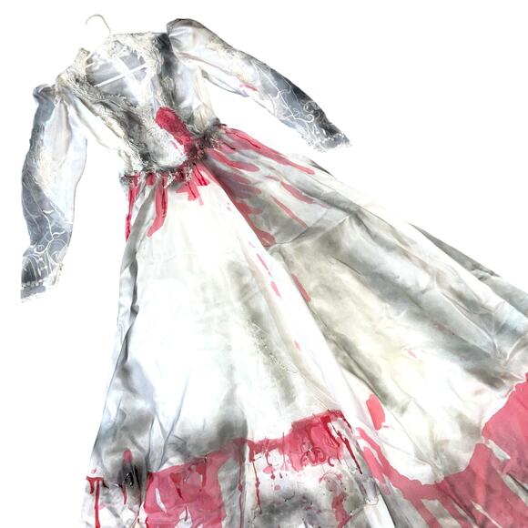 Day of the Dead Victorian look corpse bride Costume dress womens size 6 unique - Picture 1 of 9